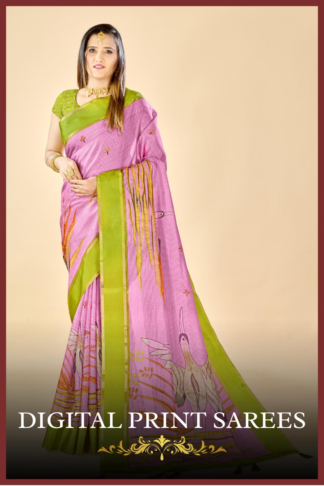 Digital Printed Sarees