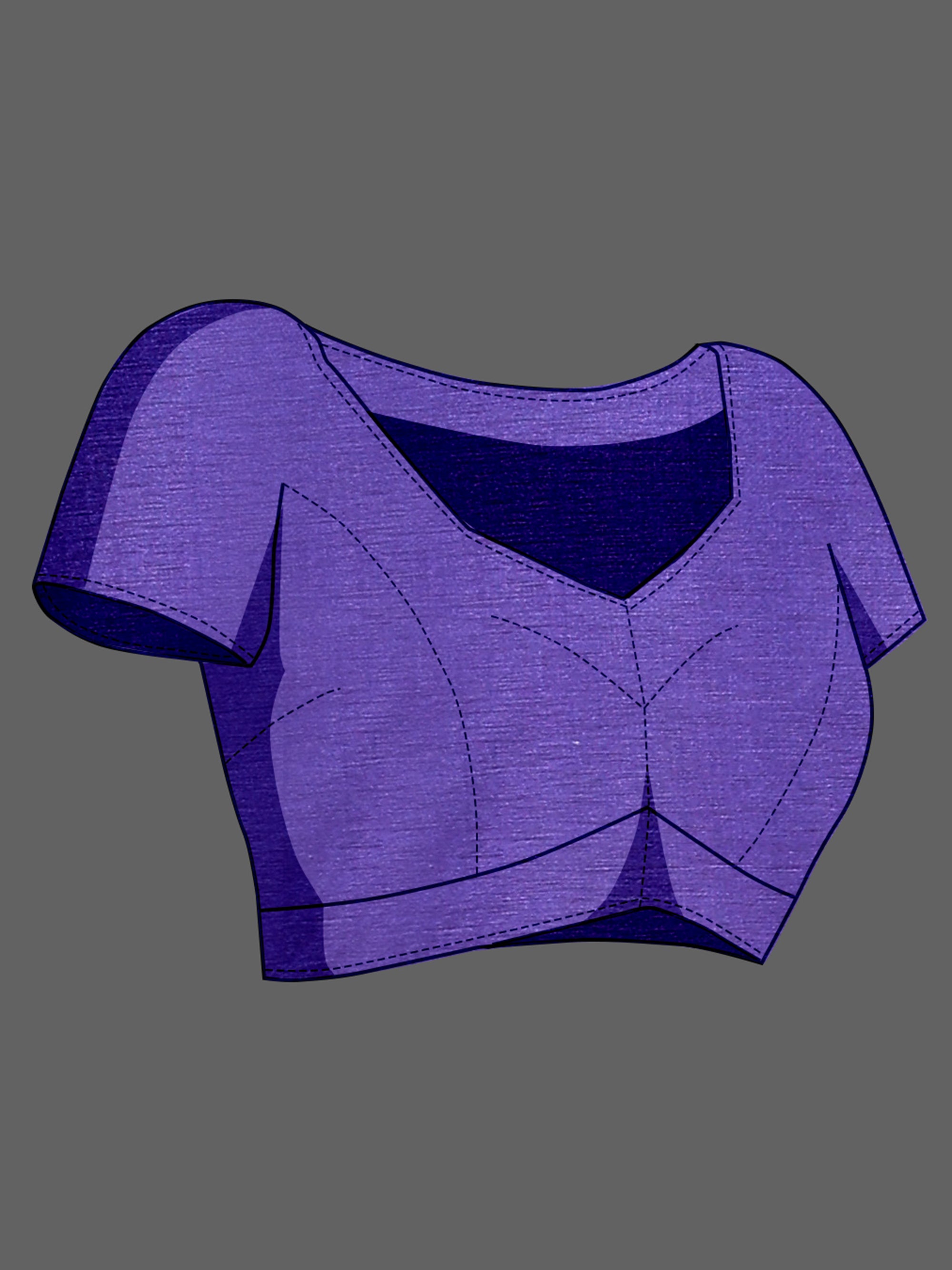 Blue Soft Tussar Silk Saree with Pen Kalamkari Digital Prints