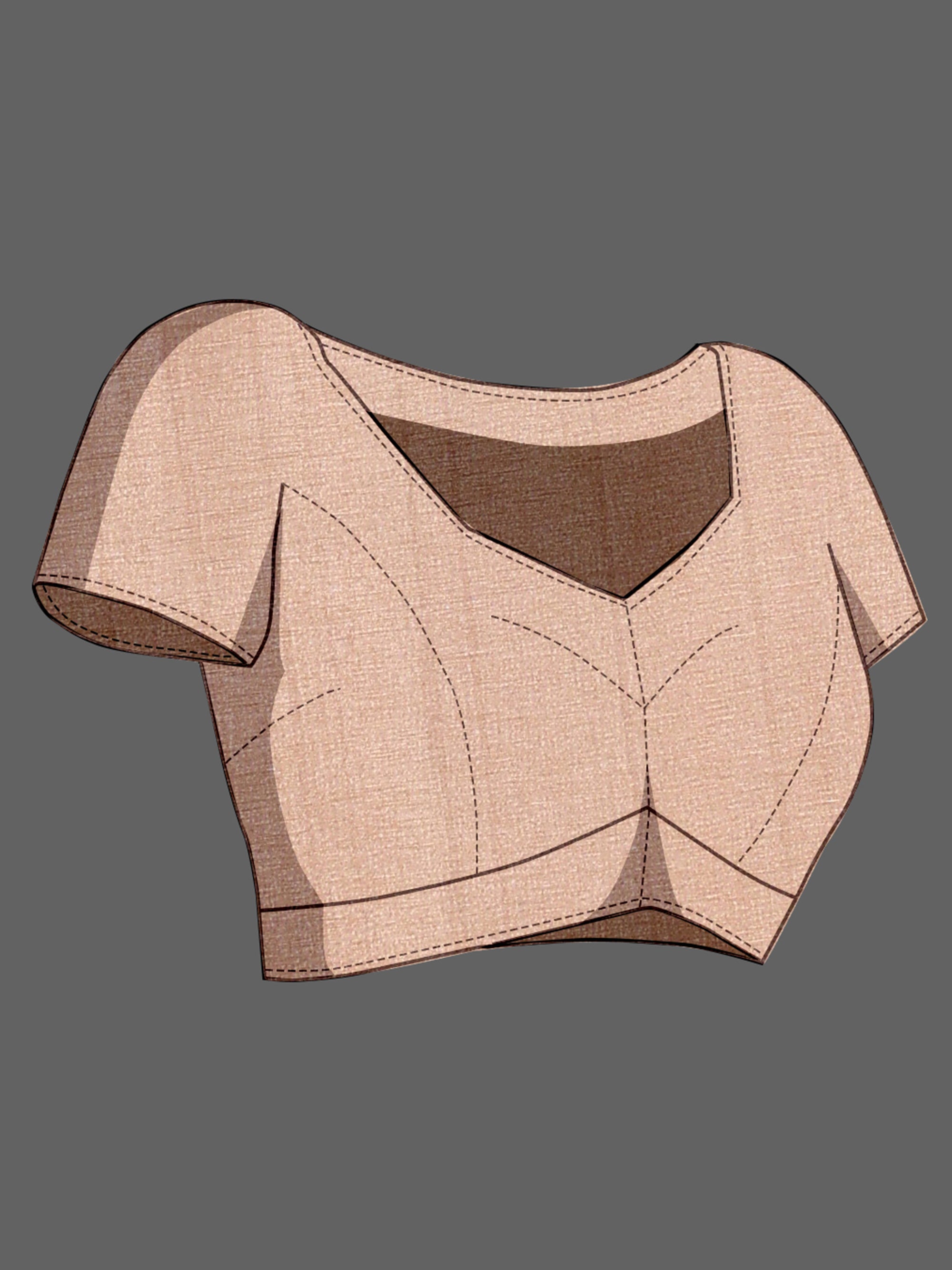 Cream Soft Tussar Silk Saree with Pen Kalamkari Digital Prints