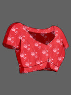 Black Soft Butter Crepe Silk Saree with Fancy Floral Digital Prints