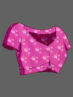 Mustard Soft Butter Crepe Silk Saree with Fancy Floral Digital Prints