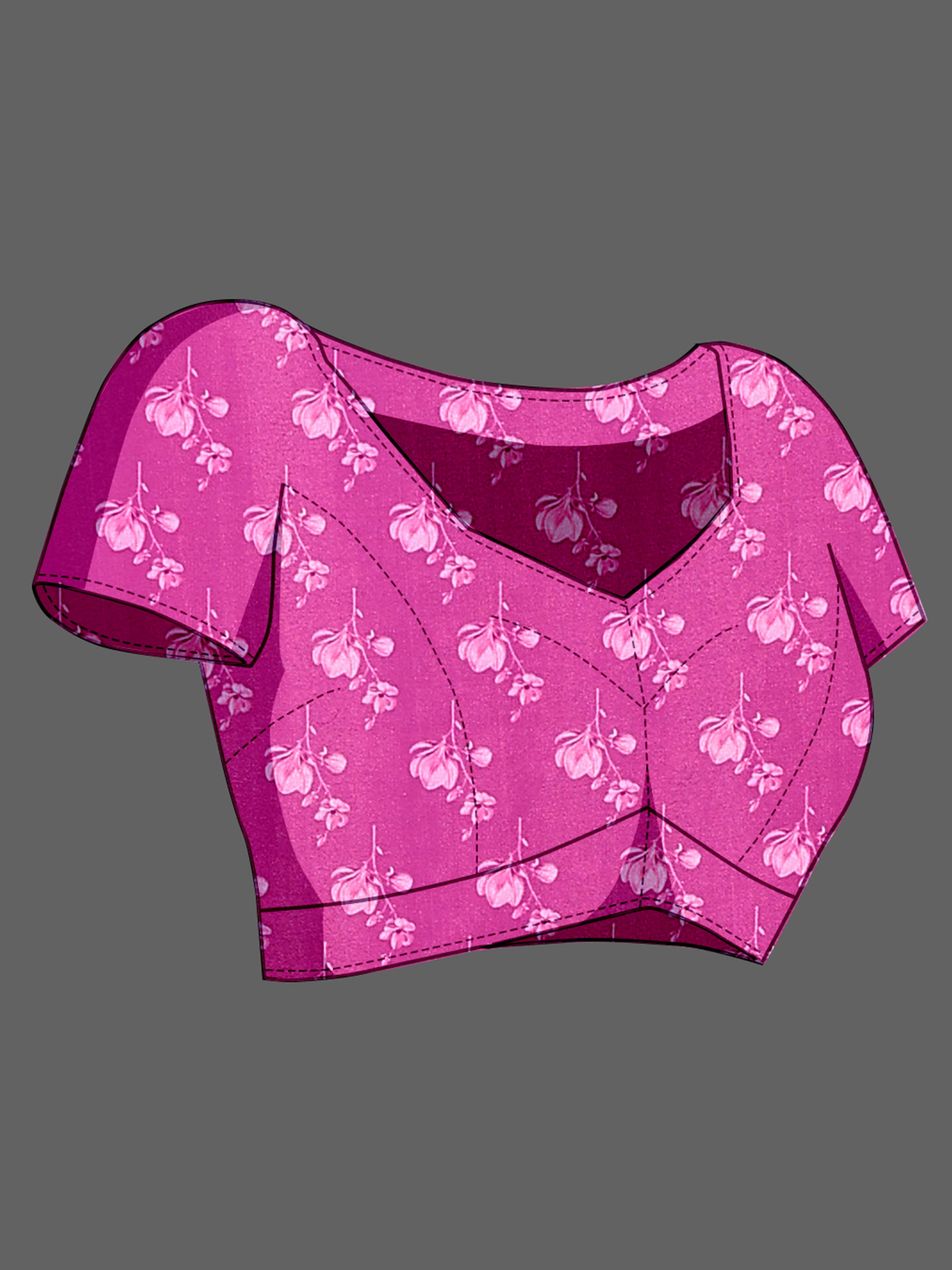 Mustard Soft Butter Crepe Silk Saree with Fancy Floral Digital Prints