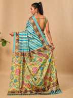 Soft Tussar Silk Saree with Digital Prints