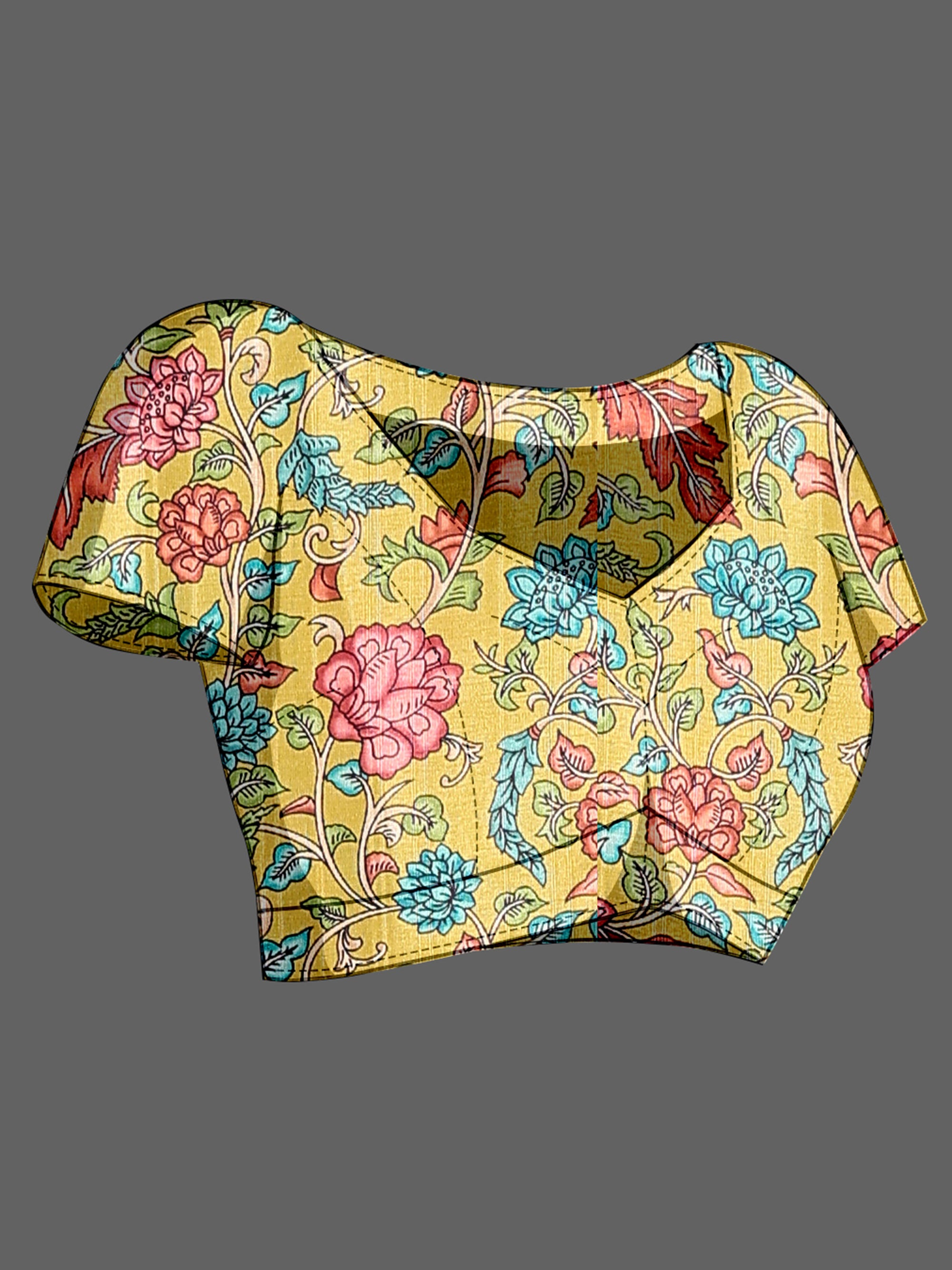 Soft Tussar Silk Saree with Digital Prints