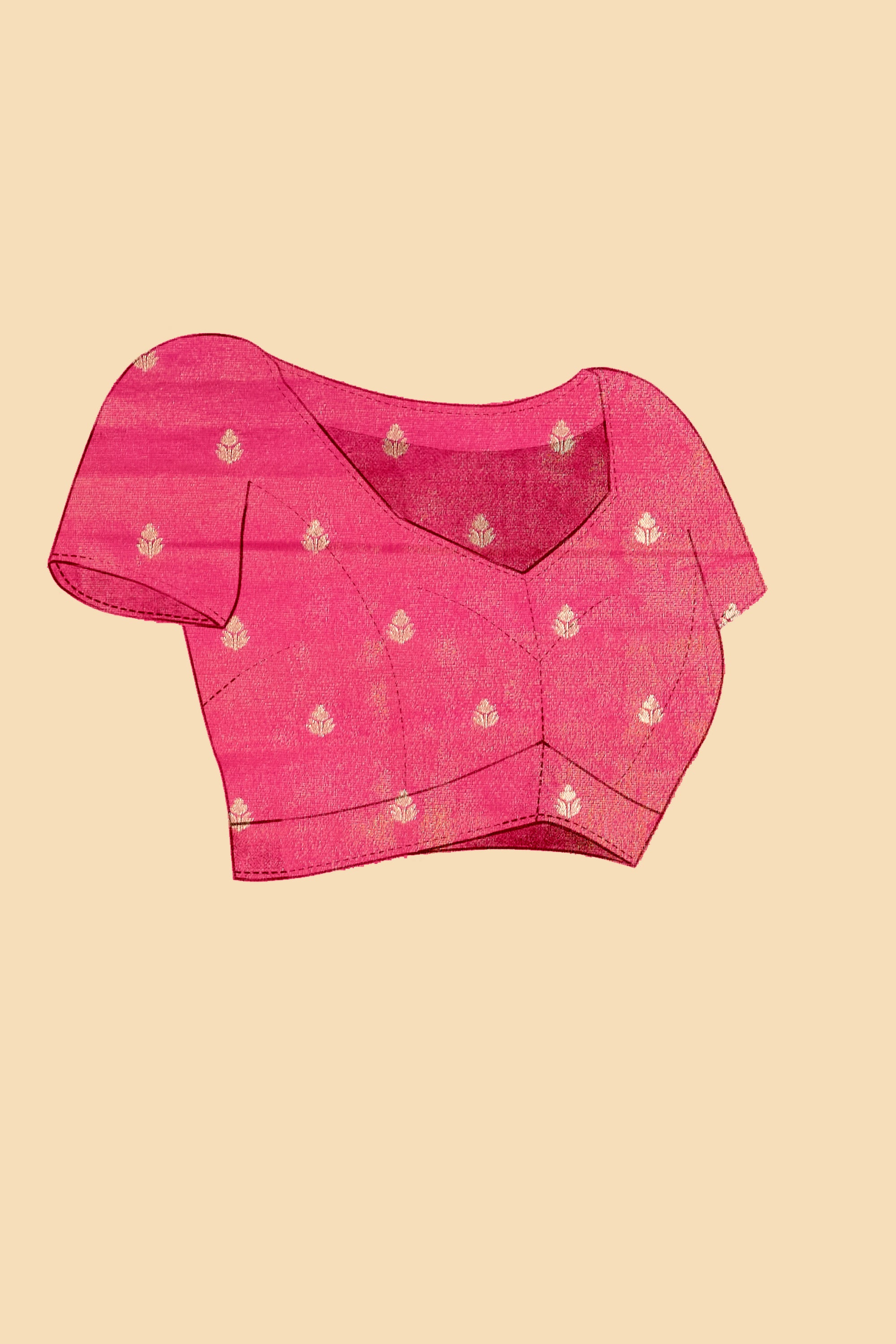 Mehendi Pure Tissue Viscose Paithani Silk Saree with Golden Zari Motifs