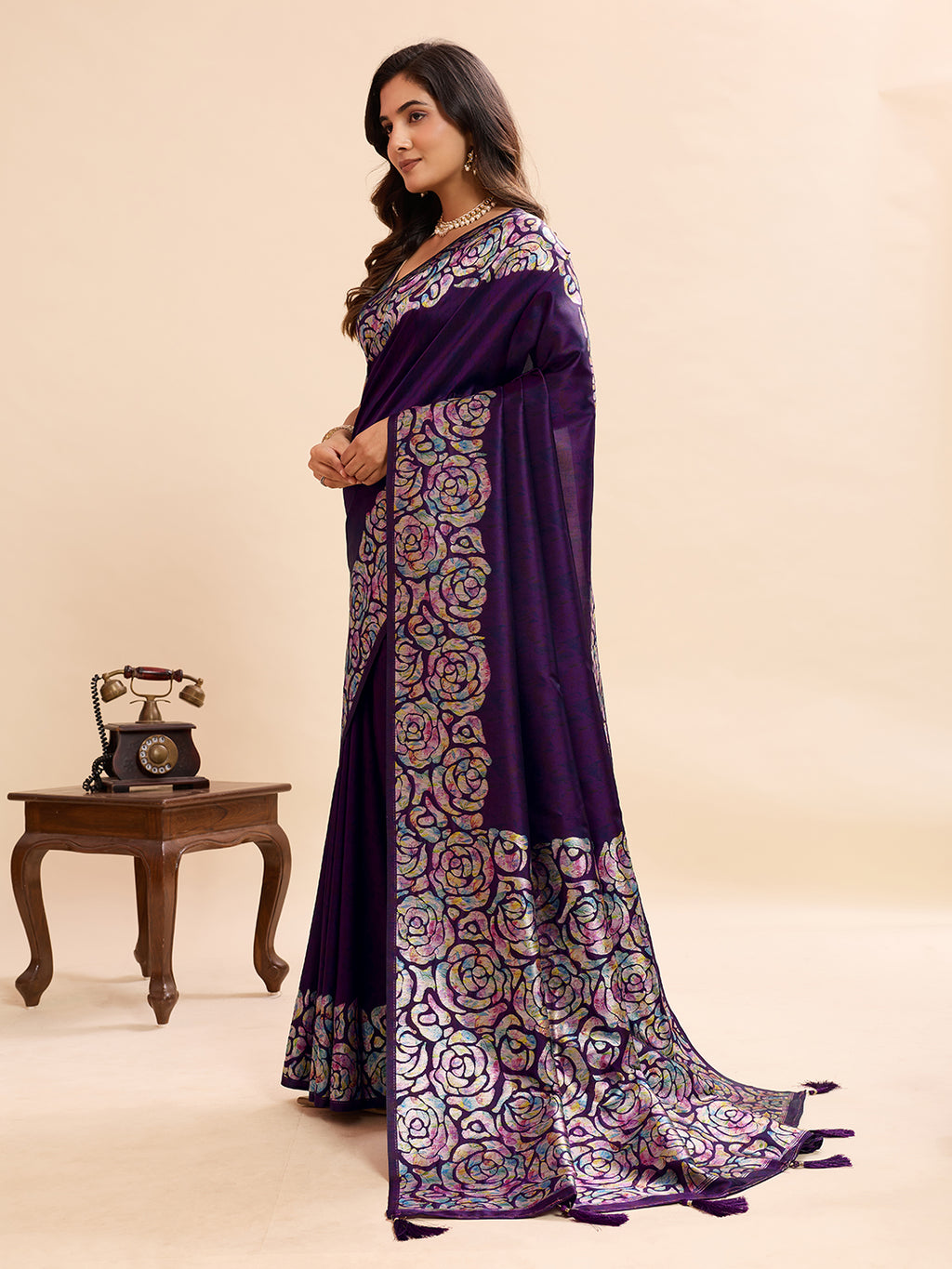 Jamani Soft Banarasi Silk Saree