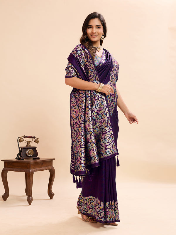 Jamani Soft Banarasi Silk Saree