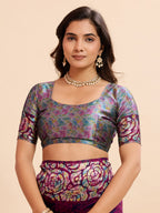 Dark Pink Soft Banarasi Silk Saree