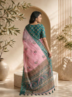 Mayuri Kota Doriya Saree – Pink