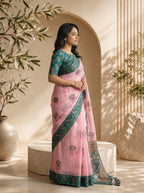 Mayuri Kota Doriya Saree – Pink