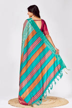 Soft Tussar Silk Saree with Traditional Prints