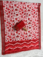 Soft Linen Cotton Saree with Digital Prints