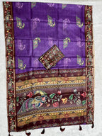 Abeer Kota Doriya Saree – Royal Purple