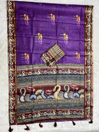 Vihara Kota Doriya Saree – Royal Purple