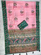 Mayuri Kota Doriya Saree – Pink